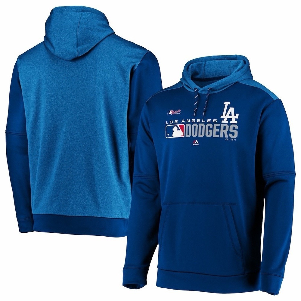 Majestic‎ Los Angeles Dodgers Authentic Collection Team Hoodie Size M Excellent